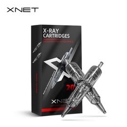 Tattoo Needles XNET XRAY Cartridge Tattoo Needles Round Liner RL Disposable Sterilised Safety Tattoo Needle for Cartridge Machines Grips 20pcs 221007