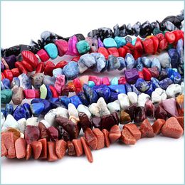 Jade 5-8Mm Natural Crystal Gravel Loose Bead Chip Stone Beads For Diy Necklace Bracelet Jewellery Making 236 D3 Drop Delivery 2021 Bdeho Dhwjq