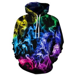 Men's Hoodies & Sweatshirts Autumn/winter New 3D Hallowmas Print European and American Loose Pullover 024