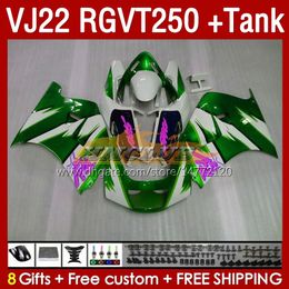 OEM Fairings & Tank For SUZUKI RGV250 SAPC VJ22 RGVT250 RGV-250 VJ 22 160No.125 RGV RGVT 250 CC 90 91 92 93 94 95 96 RGVT-250 1990 1991 1992 1993 1995 1996 Fairing green stock