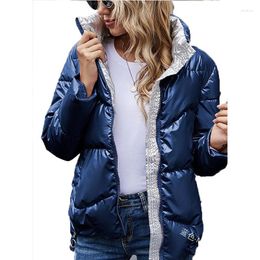 Women's Down WEPBEL Women Winter Parka Jacket Lady Fashion Thick Warm Zipper Coat Puffer Chamarras De Mujer