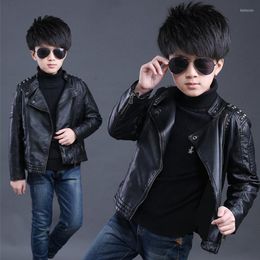 Jackets Baby Boy Coat Leather Boys Manteau Enfant Garcon Winter Kids Jacket 6CT103
