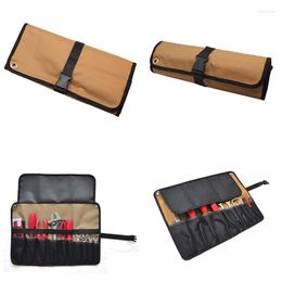 Storage Bags Multi-functional Tool Bag Motorcycle Oxford Cloth Roll Up Case Pocket Waterproof Wrench Pouch