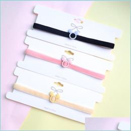 Chokers Cartoon Veet Neck Chain Necklaces Pendant Candy Colour Choker Short Clavicle Necklace For Female Cute Design Christmas Bdehome Dho2E