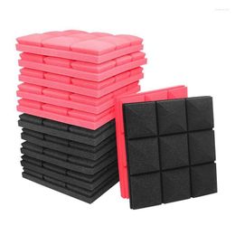 Outdoor Pads Pack Acoustic Foam Panels Wedges Sound Proof Fireproof Studio 9 Block Mushroom Design 30X30X5Cm