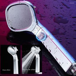 Bathroom Shower Sets Four-speed Adjustable Head Nozzle Handheld Pressurised Water Stop Toilet Bath Accessories