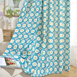 Curtain Blackout Curtains For Living Room Kids Modern Geometric Pattern Bedroom Window Shades Drapes