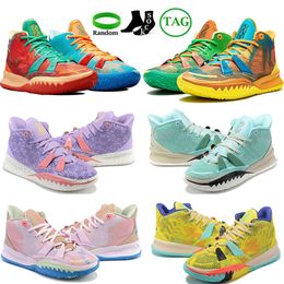 Owen EP 7s Basketball Shoes Mandarin duck Running Broken flower Size 40--46B Athletic Outdoor Sports 2021 Men And Women All Star casual sneakers