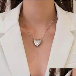 Pendant Necklaces Fashion Jewellery Lover Heart Pendant Necklace Women Choker Chain Necklaces 3764 Q2 Drop Delivery 2021 Pendants Yydhho Dhpmo