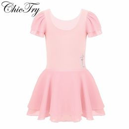 Dancewear Girls Ballet Dress Kids Wear Performance Clothes Clothing Gymnastics Leotard Jumpsuit Ballerina Costumes 221007