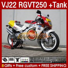 Lucky Strike &Tank Fairings For SUZUKI RGV250 VJ 22 RGVT250 RGV-250 SAPC VJ22 90 91 92 93 94 95 96 160No.82 RGVT RGV 250 CC RGVT-250 1990 1991 1992 1993 1994 1995 1996 Fairing