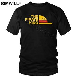 Men's T-Shirts Summer New Arrival Cotton One Piece T-Shirt Short Sleeves Manga The Pirate King Graphic Tee Dropshipping Anime T Shirt Clothes T221006