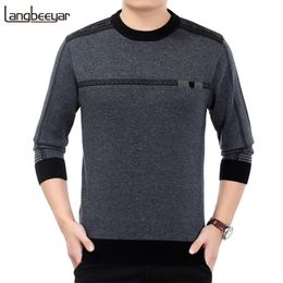 Mens Sweaters Fashion Brand Sweater For Mens Pullovers Thick Slim Fit Jumpers Knitwear Wool Autumn Korean Style Casual Mens Clothes 221008