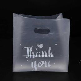 Thank You Plastic Gift Wrap Bag Cloth Storage with Handle Party Wedding Candy Cake Wrapping Bags RRE14766