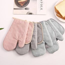 Oven Mitts 2pcs/Set Kitchen Gloves Insulation Pad Cooking Microwave Baking BBQ Potholder Pot Mat Holders