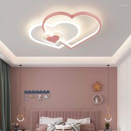 Chandeliers Black Pink LED Chandelier Lighting For Living Room Bedroom Luminaire Ceiling Baby Kids Boy Girls