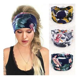 Headbands Boho Headbands Hair Knoted Turban Stretch Twist Head Wraps Stripe Cloth Bands for Women and Girls T221007