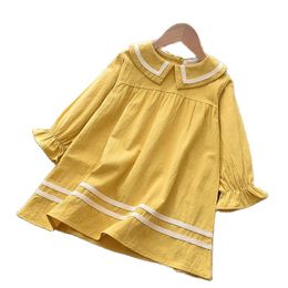 Baby Kids Clothing Girl Kleider Winter Mode süß süßer Plüsch warmer A-Linie Schwarzrock mit Rüschen für Kinder Kleidung Leinen Mischungen