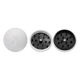 smoke accessory CHROMIUM CRUSHER Metal grinders Golf shaped plastic smoke grinder 43 mm in diameter for dab rig Bong