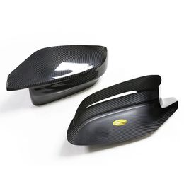 Car Vehicle Mirrors for M3 M4 G80/G82/G83 Rearview Housing Dry Carbon Fiber Patch Mirror Cover Caps