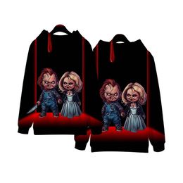 Men's Hoodies & Sweatshirts Autumn/winter New 3D Hallowmas Print European and American Loose Pullover 025