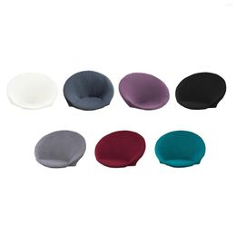 Chair Covers Round Jacquard Fabric Saucer Slipcover Stretch Moon Cover For Adults Living Room Furniture Protection Washable