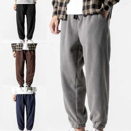 Men's Pants Stylish Men Sweatpants Leisure Long Warm Wear Resistant Spring