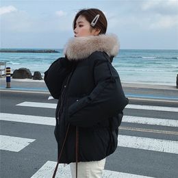 Womens Down Parkas Womens Winter Puffer Jacket Oversized ZipUp Quilted Puffy Bubble Short Down Coat Outwear Parkas Spring Autumn Winter 221007