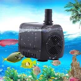 Filtration Heating 220V 15W 800LH Water Submersible Pump Fountain Air Fish Tank Water Pumps UltraQuiet Pond Aquarium Water Circulation Pump Black 2201007