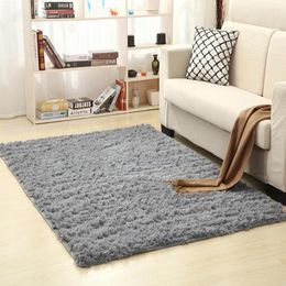 Carpets Urijk 1PC Super Soft Silk Wool Rug Indoor Modern Shag Area Silky Rugs Bedroom Floor Mat Children Carpet Baby Nursery