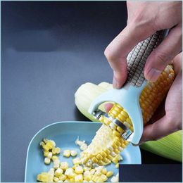 Fruit Vegetable Tools Stainless Steel Peeling Corn Shaver Thresher Granator Kitchen Supplies Household Artefact Drop Delivery 2021 H Dhyo0