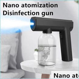 Other Household Sundries 300Ml Usb Rechargeable Portable Nano Electric Steriliser Sprayers Atomization Disinfection Fog Hine Blue Lig Dhiph