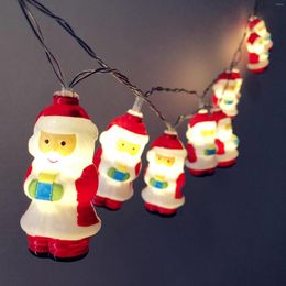 Christmas Decorations Santa Claus Light String With Bright Colour 8 Modes Special Shape Tree Holiday Decoration Xmas Gift