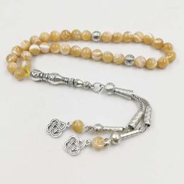 Strand SEA Shell Tasbih Eid Gift Muslim Bracelets 33 Prayer Beads RAMADAN Arab Jewellery Tespih Islam Women Fashion Accessories