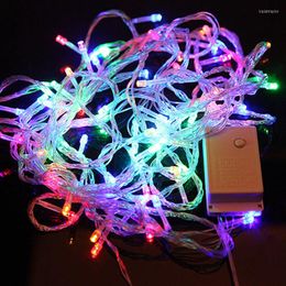 Strings 10M 100 Led String Garland Christmas Tree Multi-color Fairy Light Non-Waterproof Home Garden Party Outdoor Holiday Decoration