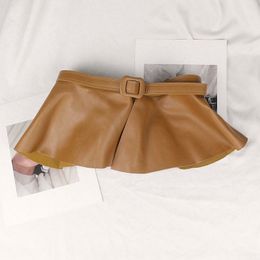 Stage Wear Dance Accessories Fashion Leather Skirt Belt