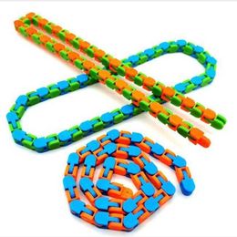 Party Favour Gifts 9 Type Fidget Toys Links Snake Puzzles Simple Dimple Classic Sensory Toy Wacky Tracks Snap & Click Decompression Kids Autism