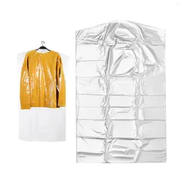 Clothing Storage Yardwe 50pcs Plastic Garment Bags Dust Cover Clothes Bag For El Home Shop