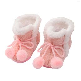 First Walkers Crib Shoes Boys Baby Girls Warm Soft Booties Snow Comfortable Boots Infant Toddler Warming Dressy