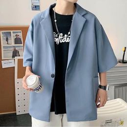 Men's Suits Summer Short-sleeved Suit Men's Casual Coats