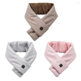 Bandanas Smart Heating Scarf For Winter USB Electric Rechargeable Heated Neck Wrap Warm Soft Scarves Men Women