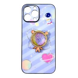 Painted Star Mobile Phone Cases Diamond Bling Bling Bracket for iphone 14 13 12 11 pro max