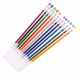 Pcs Gel Pen 12 Colours Refills Highlighter Painted 13cm Long Multicolor Drawing Style Student Stationery
