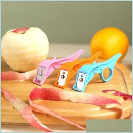 Fruit Vegetable Tools Dolphin Finger Ring Peeler Orange Peeling Grapefruit Pomegranate Open Tool Creative Quick Drop Delivery 2021 H Dhdeb