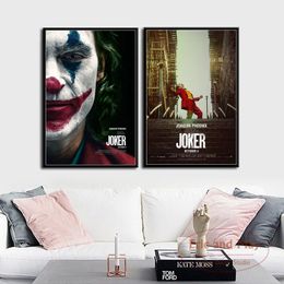 The joker wall art Poster canvas painting prints pictures chaplin jokers Comic Sketch Heath Ledger movie Arts crafts for home Living Room decor modern nordic style