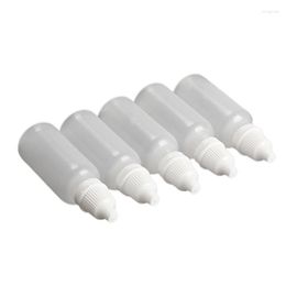 Storage Bottles 50pcs 5/8/10/15/20/30/50/100 Ml Squeezable LDPE Eye Liquid Dropper With Childproof Cap