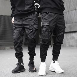 Mens Pants Hidden Black Warrior Casual Tactical Pant Paratrooper Functional Mens Cargo Pants Harajuku Fashion Skinny Streetwear Men Joggers 221007