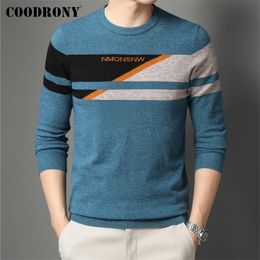 Mens Sweaters COODRONY Brand Knitted ONeck Sweater Men Clothing Autumn Winter Arrival Soft Warm Pullover Fashion Pattern Pull Homme Z1045 221008