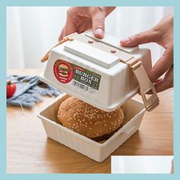 Other Kitchen Storage Organization Kitchen Storage Burger Sandwich Food Box Outdoor Picnic Creative Bento Drop Delivery 2021 Home Ga Dhmfo