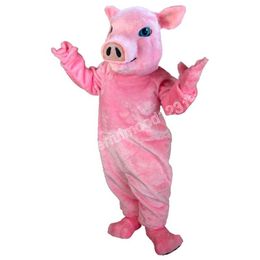 Performance Pig Mascot Costumes Carnival Hallowen Gifts Unisex Outdoor Advertising Outfit Suit Holiday Celebration Cartoon Character Outfits